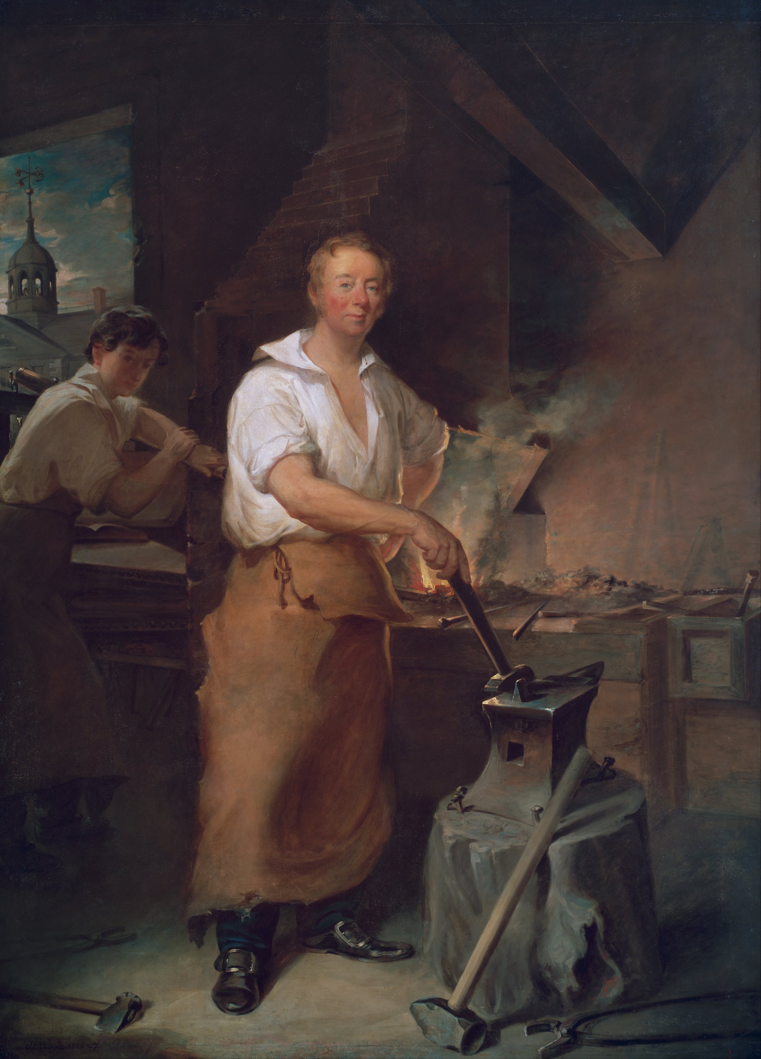 Who is Pat Lyon at the Forge? Simple Guide to Understand the Painting Meaning