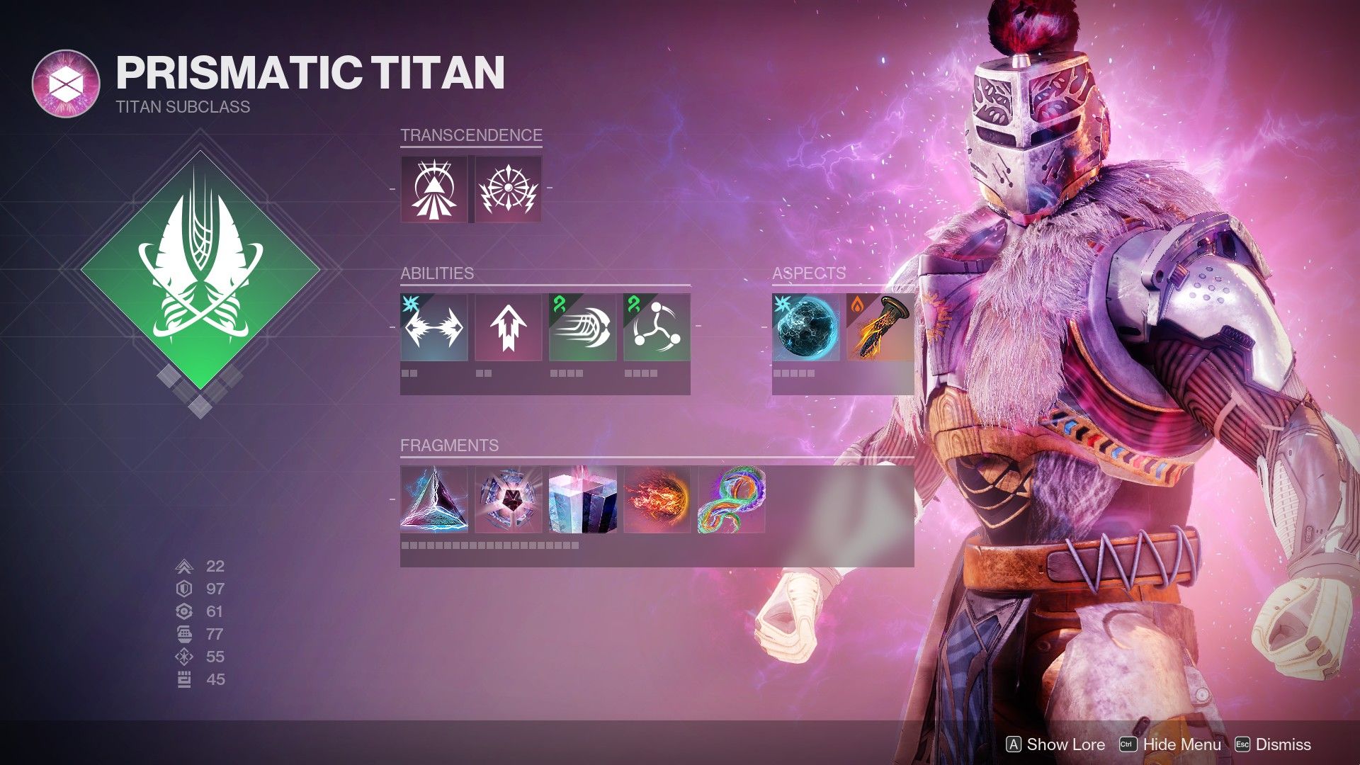 prismatic titan build guide best skills for op damage