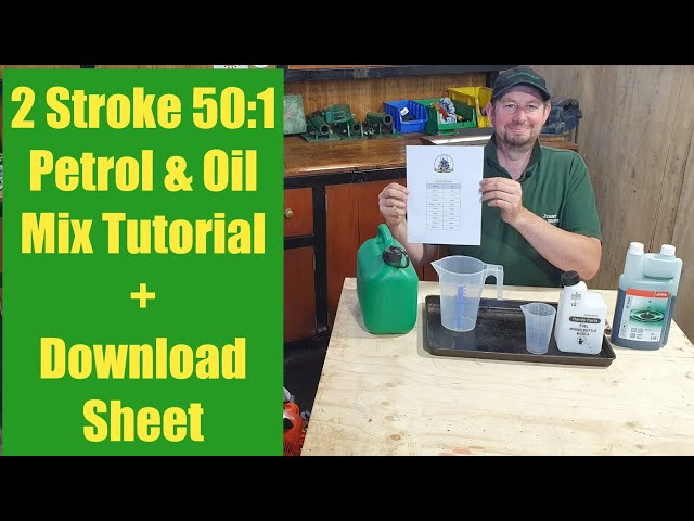 Mixing two stroke oil with petrol right? Easy step by step guide revealed!