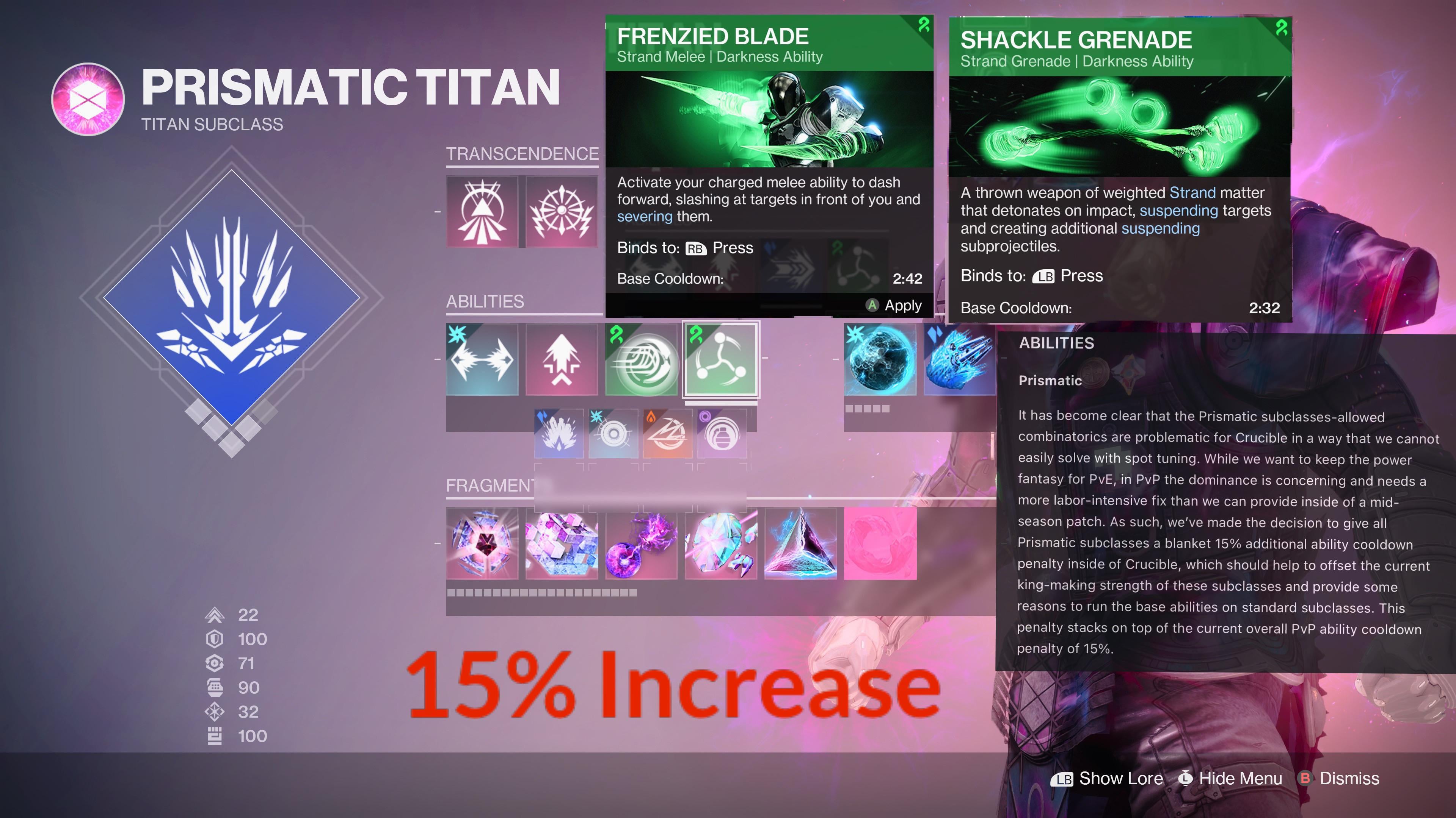 prismatic titan build guide best skills for op damage