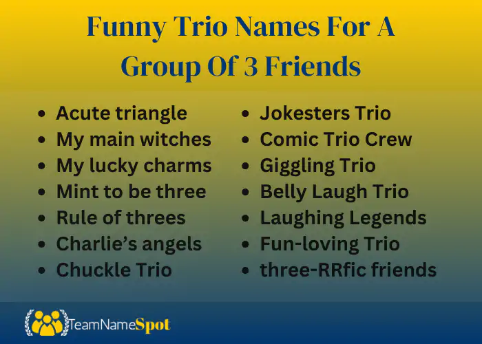 How to Pick Good Names for Trios 5 Simple Steps Revealed Today