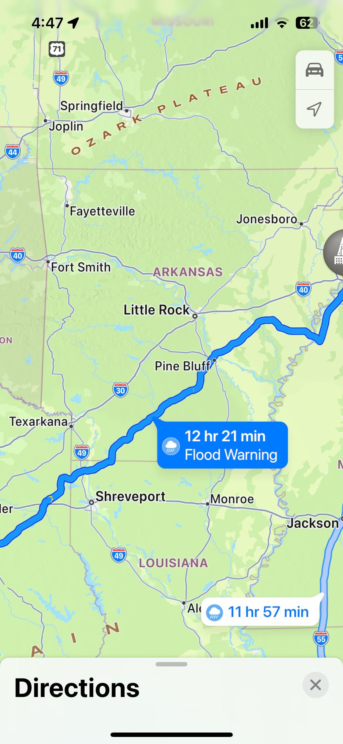 Arkansas 55 exploring highways? Find good routes and travel times.
