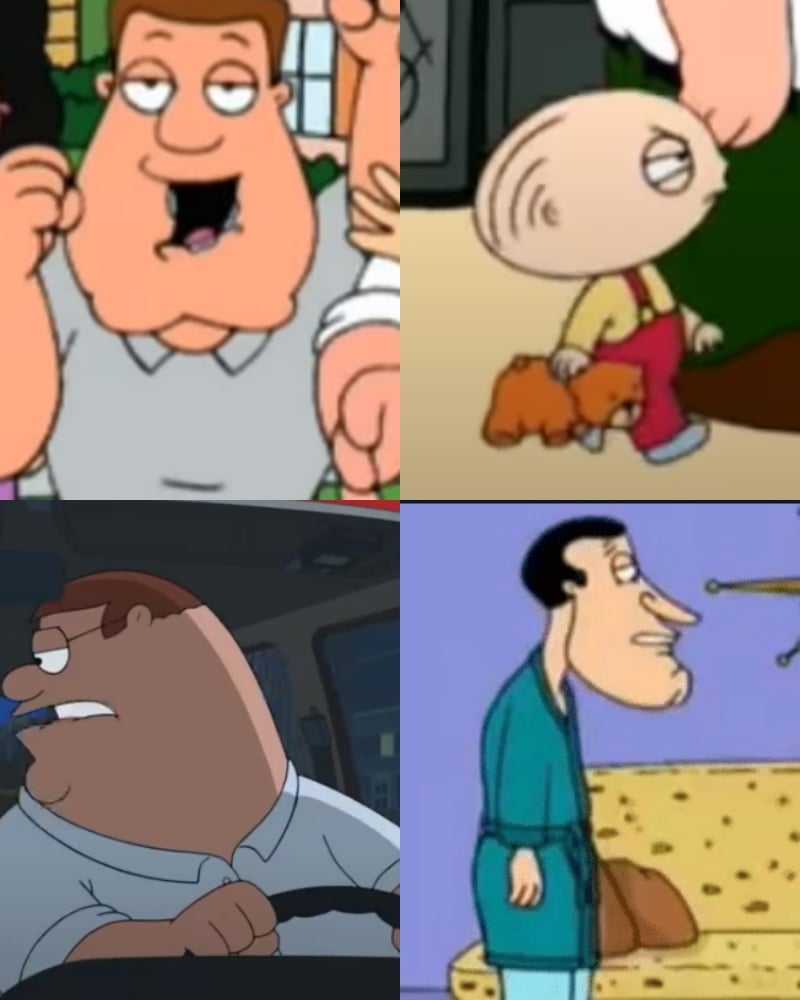 Peter griffin side view versus front view? See why side angle is best!