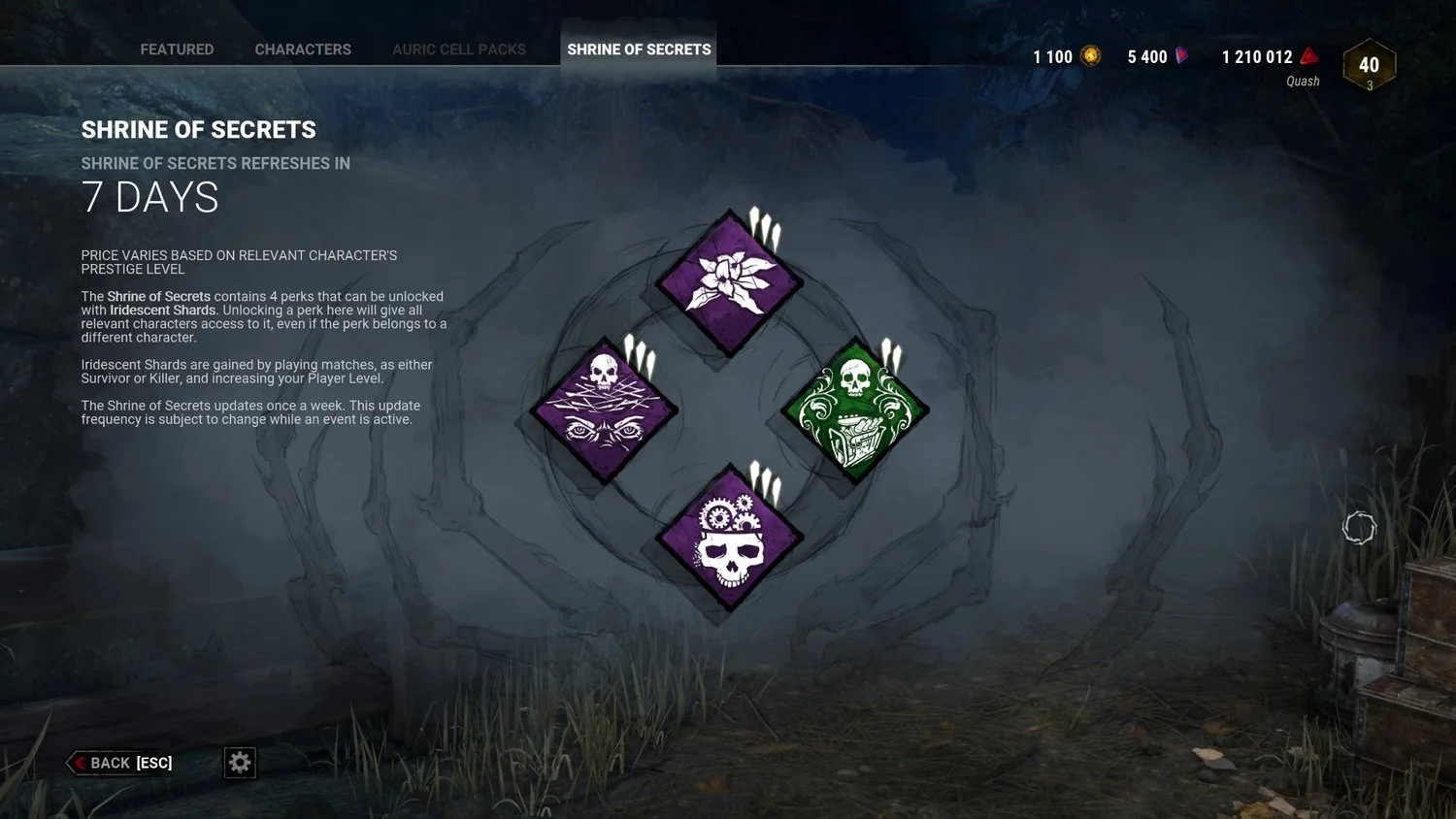 Shrine of secrets dbd perk guide save shards and unlock smart