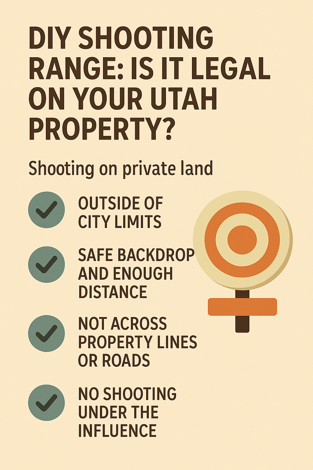 Can I Shoot on My Property in Utah County? Rules Per Location