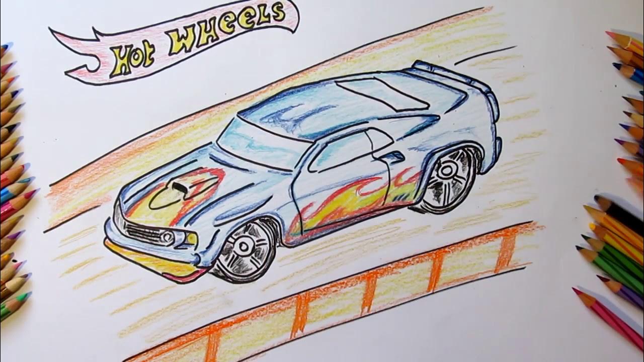 What You Need to Draw Hot Wheels Cars Pencil Paper Guide