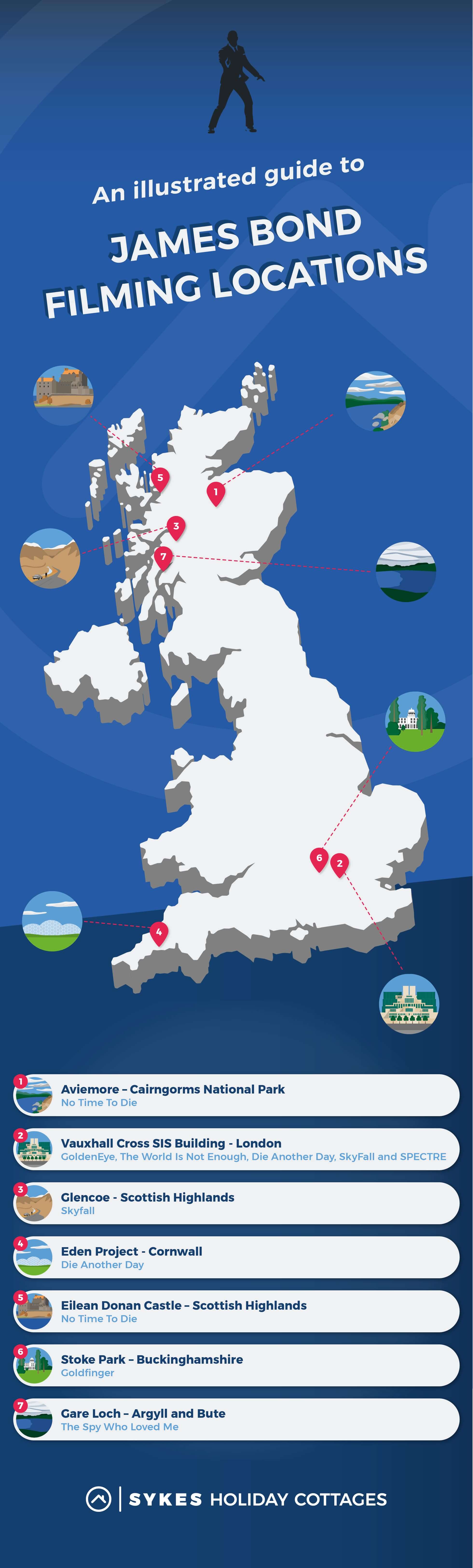 Skyfall Shooting Locations Map See the Real Spots Used in the Bond Movie