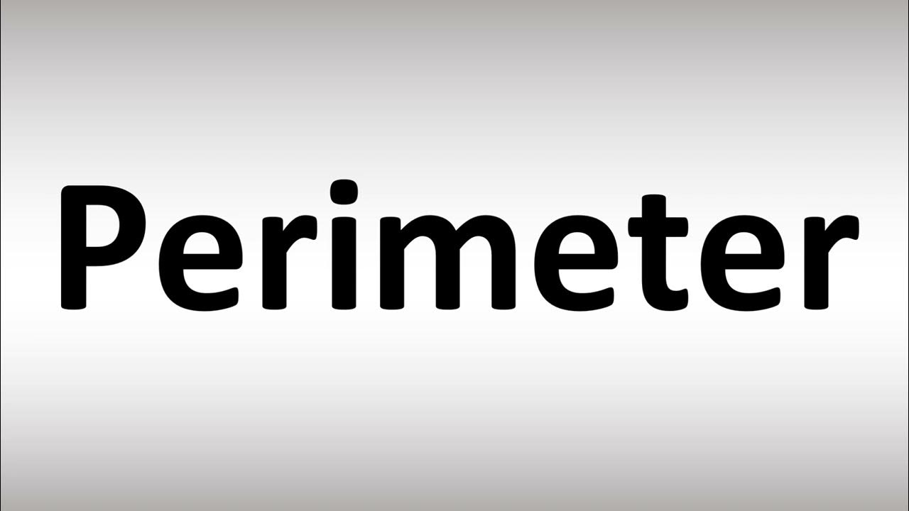 Perimeter Pronunciation Made Easy – Quick Tips for Beginners